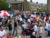 Image: Crowds at the Bay Horse during the Straw Race 2002