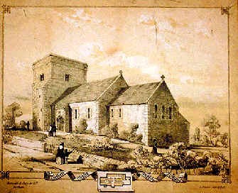 Architect's drawing of St. Mary's
