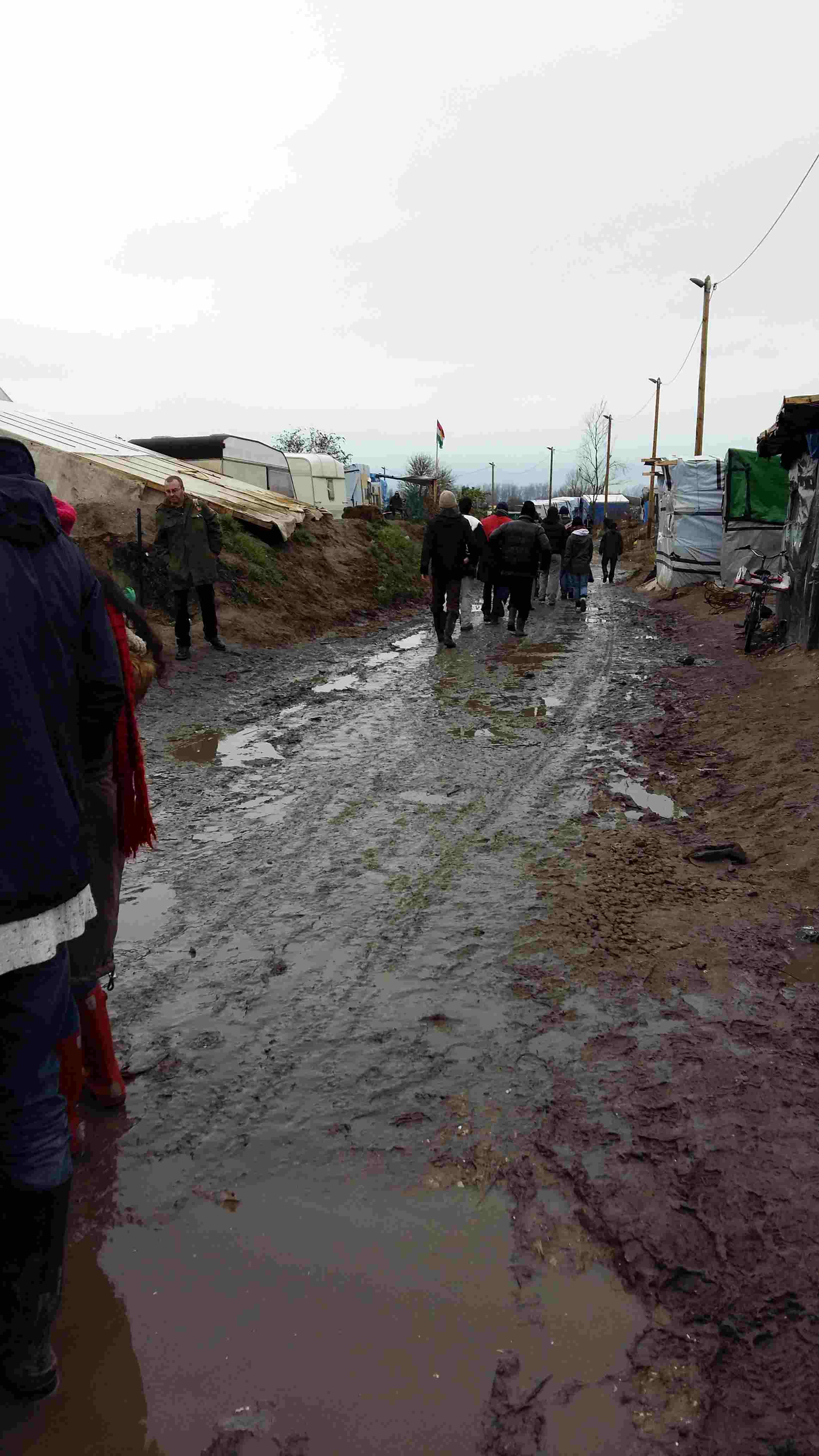 shows the horrendous conditions these dear people are
        living in