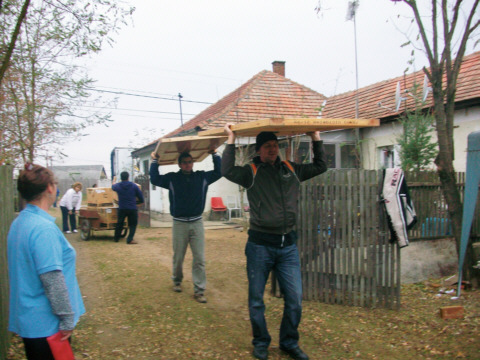 The doors were so badly needed for our own Church building, and for the local houses, which many don t have doors or windows