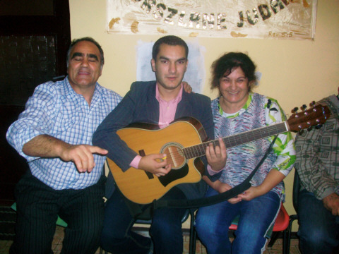 When a new work starts, Father God will supply all our needs, and Zoltan plays his guitar wonderfully,as he leads the Praise and Worship. He and his Mother and Father help the Salvation Army with their music.