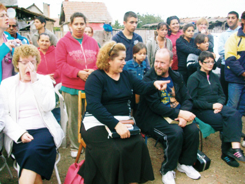 shows our Evangelistic Meeting in Hadjuhathaz, Hungary. A very poor village, with many children and hungary families. They listened to the Gospel, and bought forth their sick. This man in the wheel chair recieved his healing that day.