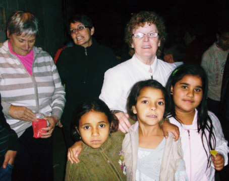 Little Bridie Laverty prayed for the children, and they showed their love towards her, with thankful hearts, as they surrendered thier selves to the most Holy Father God, who will now guard and protect them as they grow in His LOVE