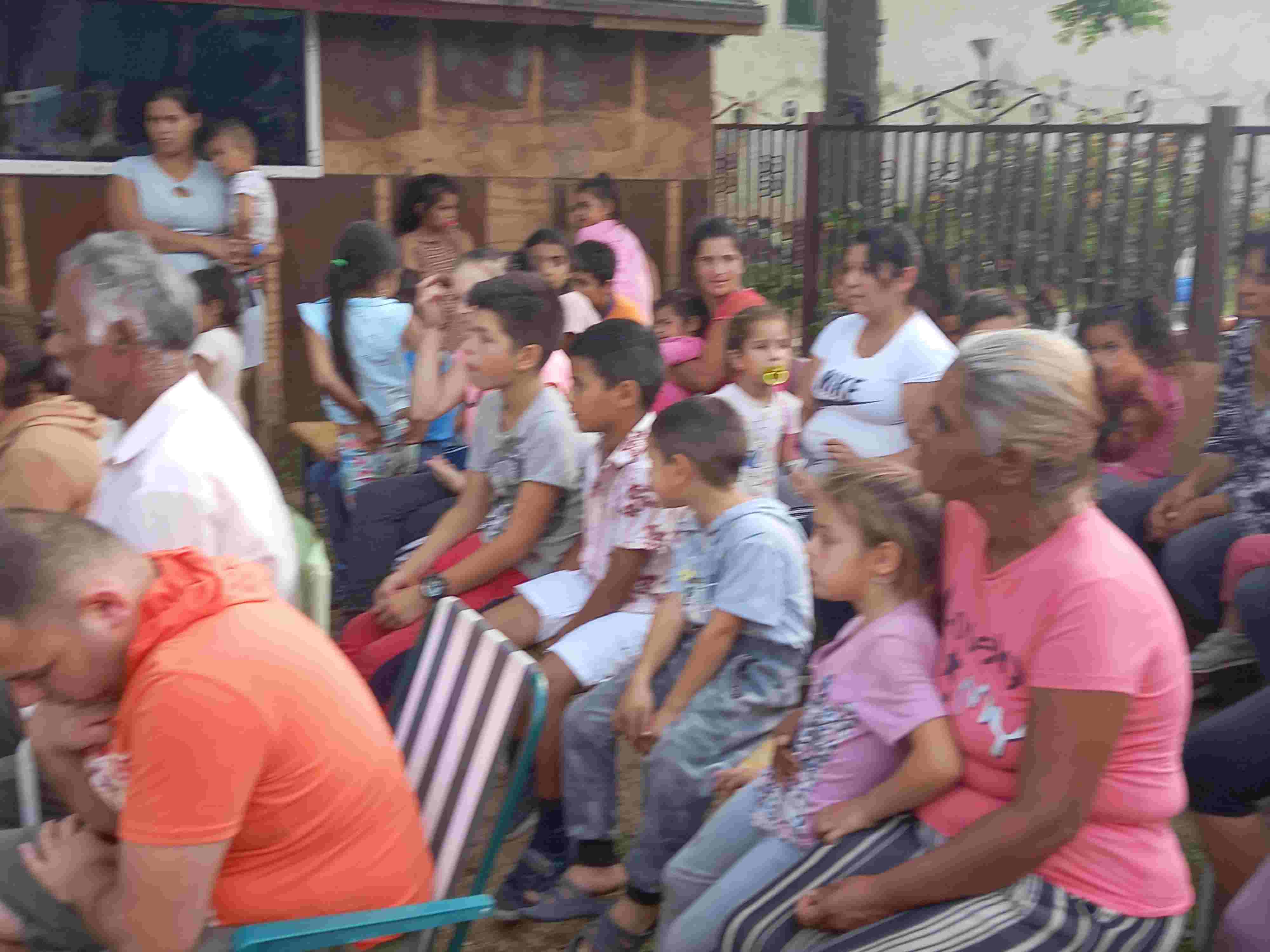 Children listening to Bible stories