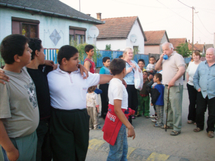 First thing we always do, is Street Evangelisim, to bring them in,