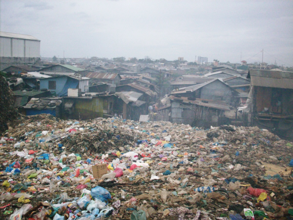Canmon dump and village