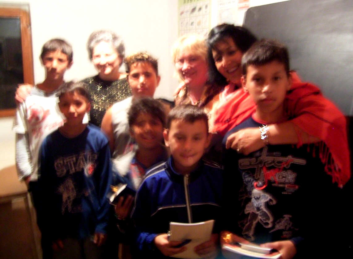 New Christain
      converts at a makeshift school with Oligtz, Thelma & Melanie