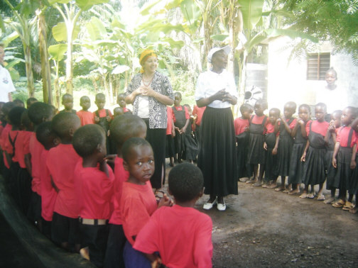 Every day, the children of Wattoto, School, Ngonga, have a cup or two, of porridge, maybe the only meal that day